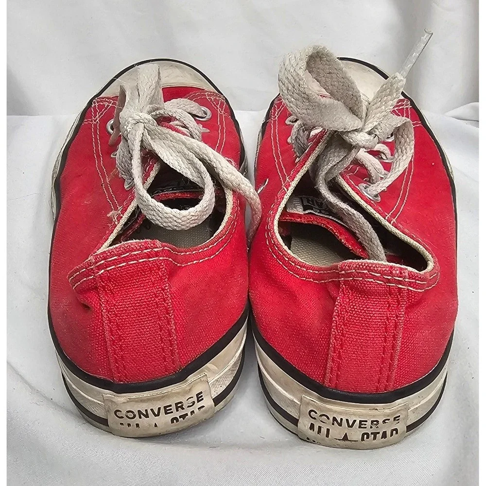 Converse All Star Low Top Sneaker 2 Youth Red Canvas Chuck Taylor 3J236
